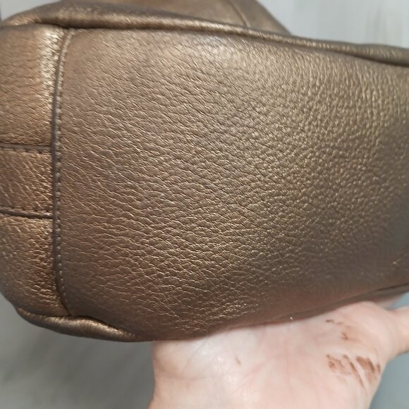 Franco Sarto Bronze Leather Hobo - Picture 5 of 10